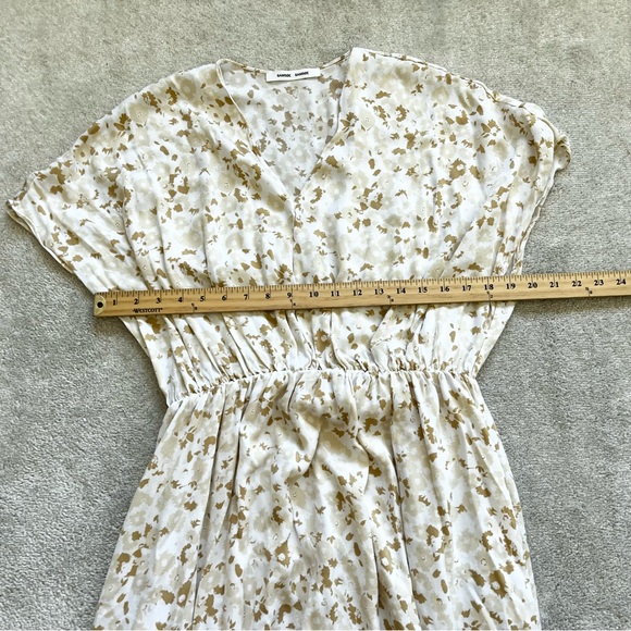SAMSOE SAMSOE Andina Long Dress in Rice Doodle Dot Size Medium Cottagecore - Picture 8 of 12